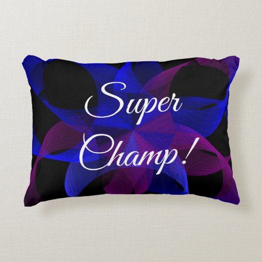 Super Champ Geometric Accent Pillow アクセントクッション (正面)