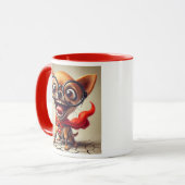 Super Chihuahua, le chien héros. マグカップ (正面左)