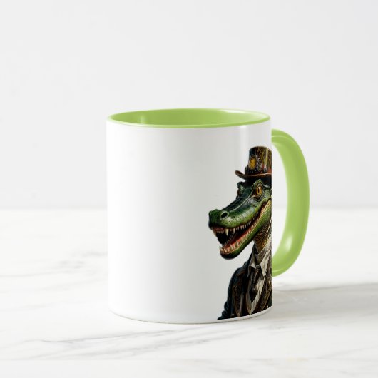 Super classe le crocodile. マグカップ (正面右)