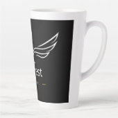 Super Coffee Cup Design – Bold & Heroic Style for カフェラテマグ (右)