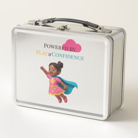 Super Confidence – Powered by Play Lunch Box メタルランチボックス (正面)