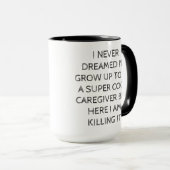 Super Cool Caregiver Mug – Funny Gift for Caregive マグカップ (正面右)