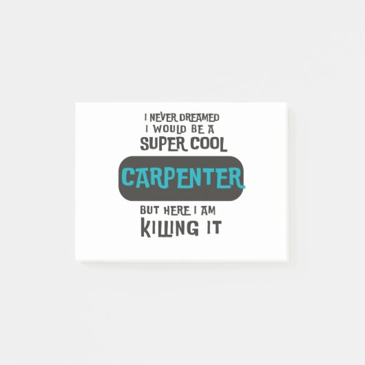 Super Cool Carpenter ポストイット (正面)
