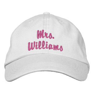 Super Cute Mrs. Embroidered Hat 刺繍入りキャップ