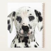 Super Cute, Puppy Dalmatian Dog プランナー手帳 (裏面)