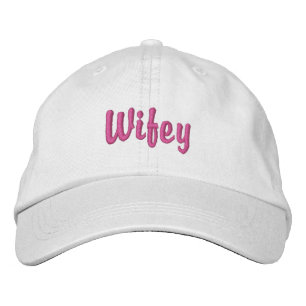 Super Cute Wifey Embroidered Hat 刺繍入りキャップ