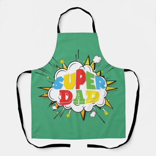 SUPER DAD エプロン (正面)