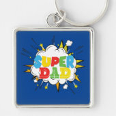 SUPER DAD キーホルダー (正面)