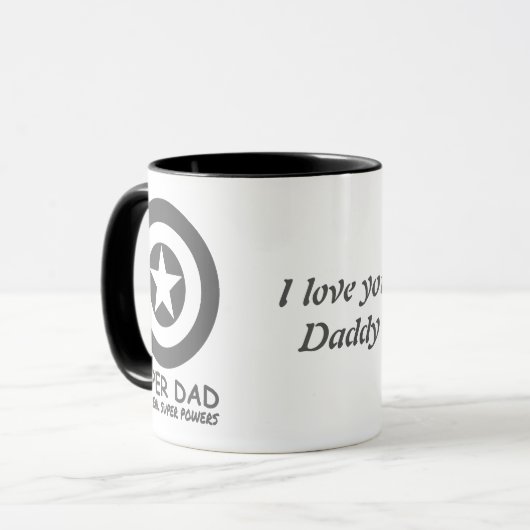 SUPER DAD マグカップ (正面左)