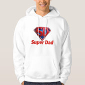 Super Dad – Cool Superhero Style Dad パーカ (正面)