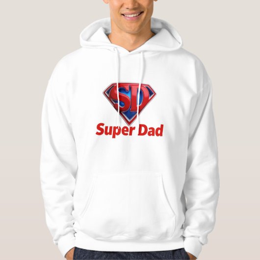 Super Dad – Cool Superhero Style Dad パーカ (正面)