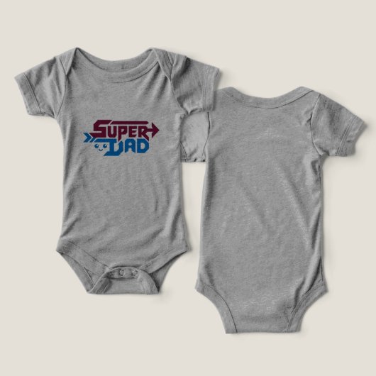 Super Dad Gamer Gift – Cute Retro (デザイン正面&裏面)