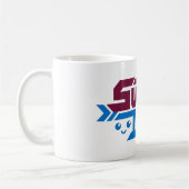 Super Dad Gamer Gift – Cute Retro コーヒーマグカップ (左)