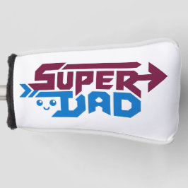 Super Dad Gamer Gift – Cute Retro ゴルフヘッドカバー