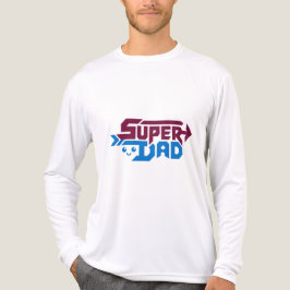 Super Dad Gamer Gift – Cute Retro トライブレンドＴシャツ
