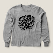Super Dad Hero Typography Design-67888 Hoodie (デザイン正面)