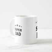 Super Dad – Kaffe/Tee Tasse コーヒーマグカップ (正面左)