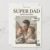 Super Dad Personalized Father’s Day Card – Custom  シーズンカード (正面)