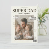 Super Dad Personalized Father’s Day Card – Custom  シーズンカード (スタンド正面)
