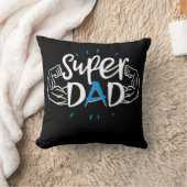 Super Dad Pillow V2 – Cozy Father Gift クッション (ブランケット)