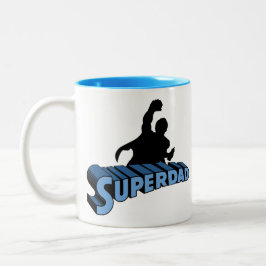 Super Dad. Super Papa. Súper Papá ツートーンマグカップ