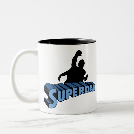 Super Dad. Super Papa. Súper Papá ツートーンマグカップ (左)