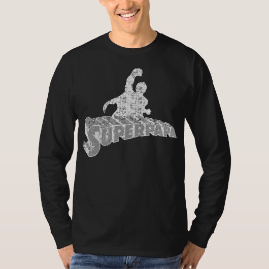 Super Dad. Super Papa. Súper Papá Tシャツ (正面)