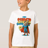  Super Daddy - bester Papa Tシャツ (正面)