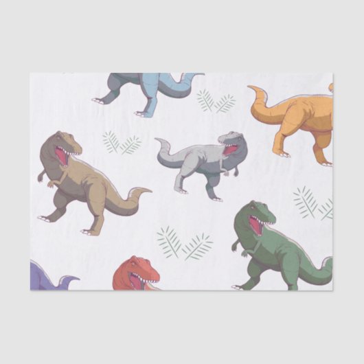 Super dinosaur tissue paper 薄葉紙 (正面)