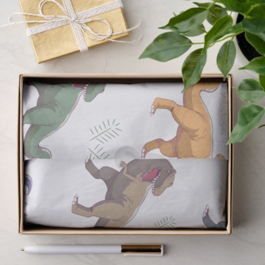 Super dinosaur tissue paper 薄葉紙 (ギフト)
