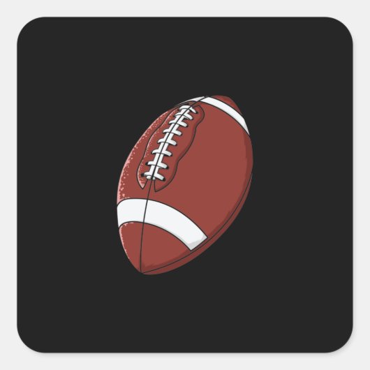 Super football スクエアシール (正面)