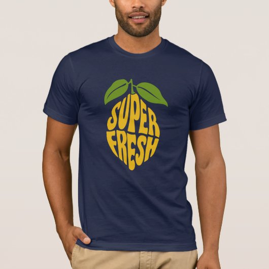 Super fresh lemon fun summer graphic tシャツ (正面)