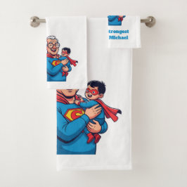 Super Grandpa Bath Towel バスタオルセット