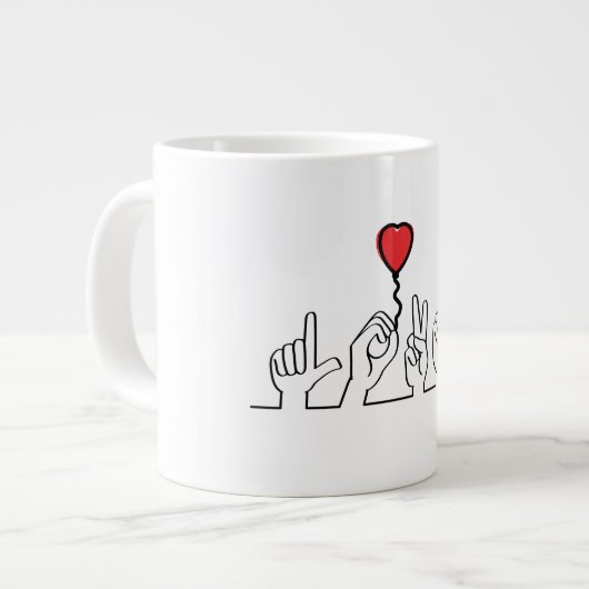 Super grote Mok ジャンボコーヒーマグカップ (正面左)