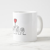 Super grote Mok ジャンボコーヒーマグカップ (正面右)