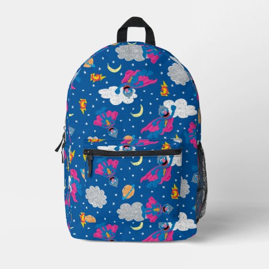 Super Grover 2.0 Night Sky Pattern プリントバックパック (正面)