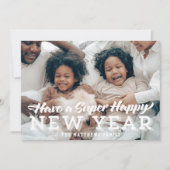 Super Happy New Year Full Photo シーズンカード (正面)