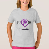 super heart tシャツ (正面)