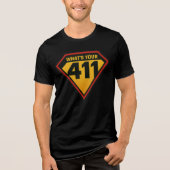 sUPER HERO 411 トライブレンドＴシャツ (正面)