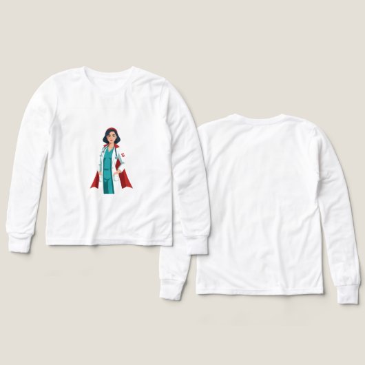 Super Infirmière – Héroïne en Blouse Blanche (デザイン 正面＆背面)