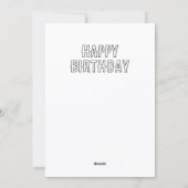 Super Kitties Birthday Invitation Template: Girl シーズンカード (裏面)