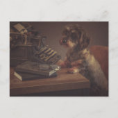 Super leuke teckel kaart ポストカード (正面)