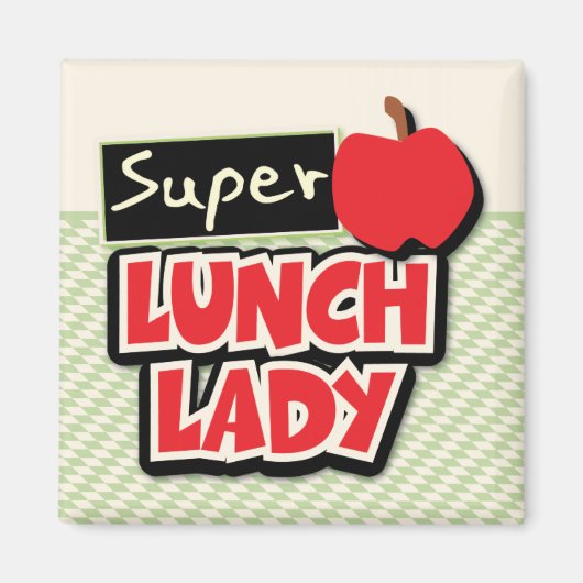Super Lunch Lady Magnet マグネット (正面)