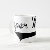 Super maman コーヒーマグカップ (正面左)