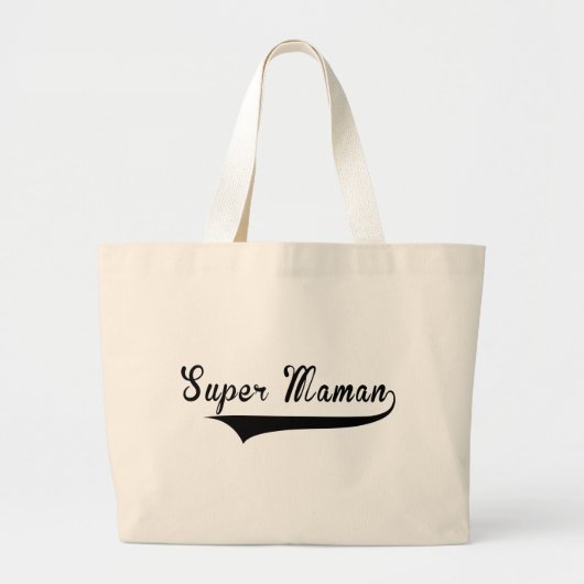 Super maman ラージトートバッグ (正面)