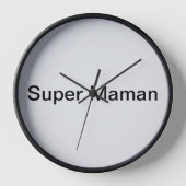super maman 壁時計 (正面)