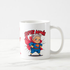 Super Mamie 2 message d'amour pour les mamies コーヒーマグカップ