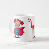 Super Mamie 3 message d'amour pour l grands mères コーヒーマグカップ (正面左)