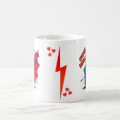 Super Mamie 4 message amour pour les mamies コーヒーマグカップ (中央)