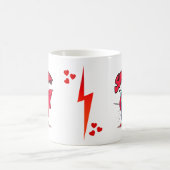 Super Mamie 6 message amour pour les mamies コーヒーマグカップ (中央)